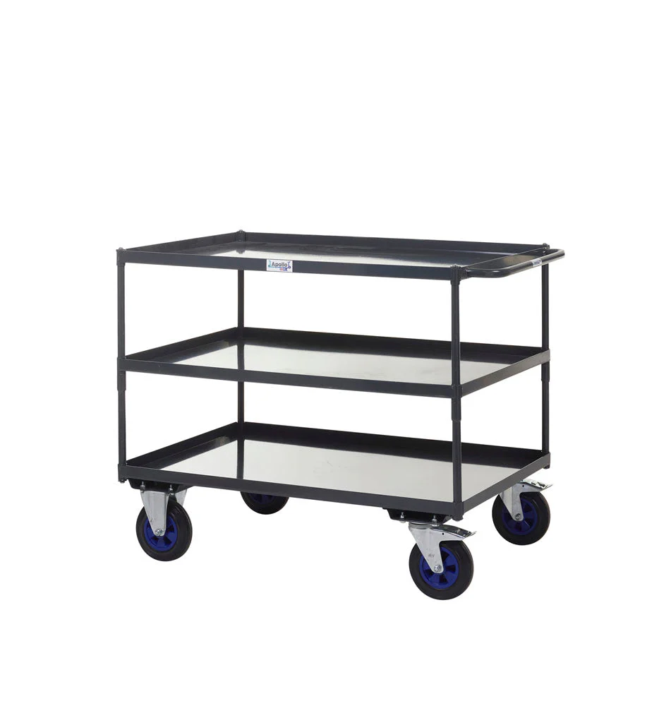 Apollo UK Table Top Shelf Trucks with Steel Shelves - Image 2