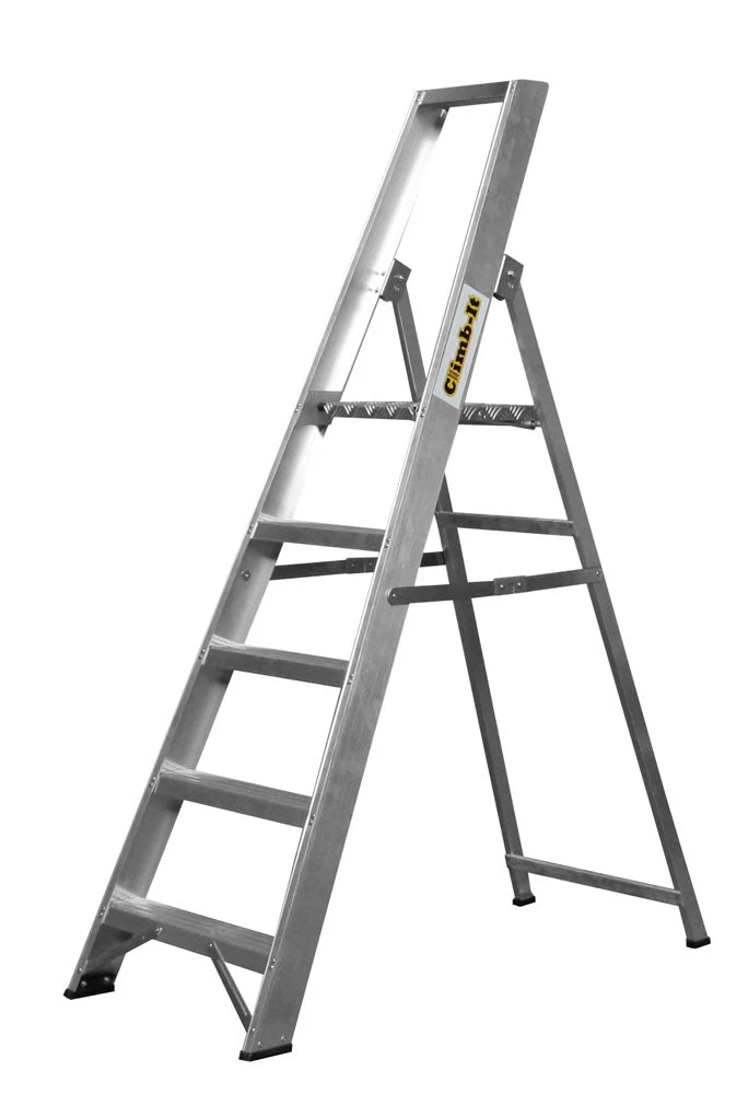 Climb-It Aluminium Platform Stepladders - Image 2