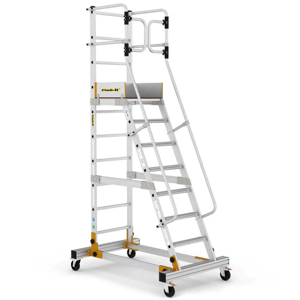 Climb-It Mobile Steps with Safety Gate - Image 3