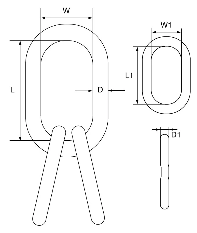 Grade 10 Quad Master Link Assembly (DE Series) - Image 2