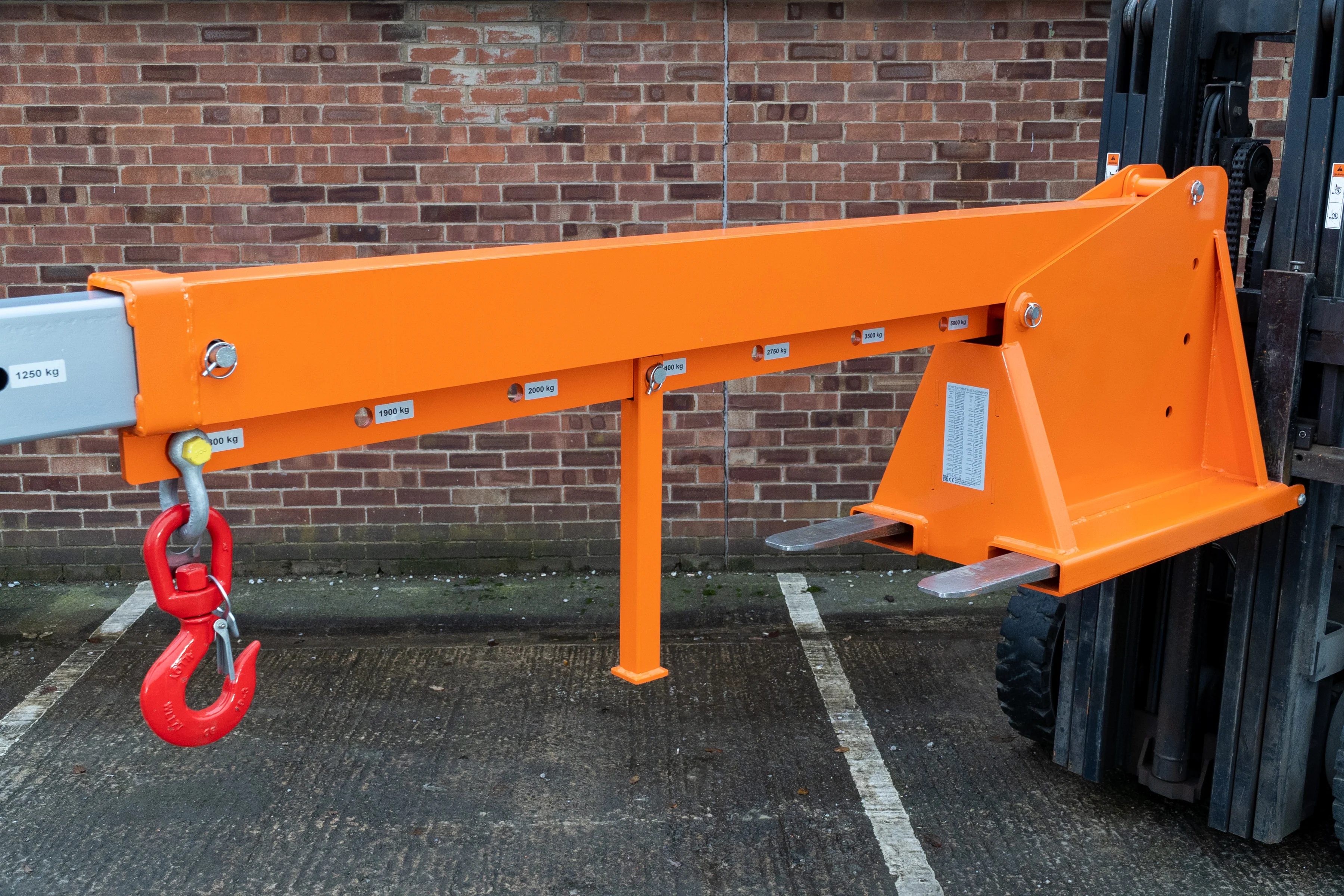 Height Adjustable Extendable Forklift Jib - Image 2