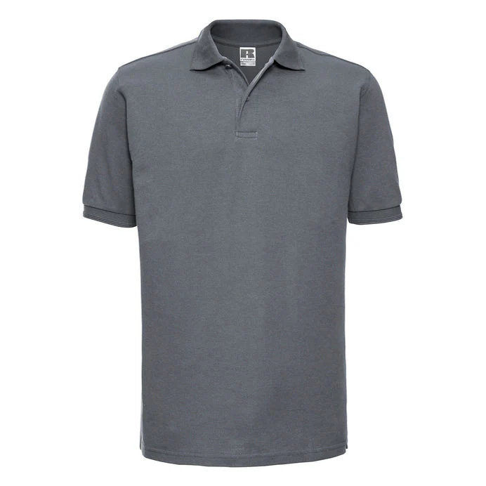 J599M Russell Hardwearing Polycotton Polo - Image 3