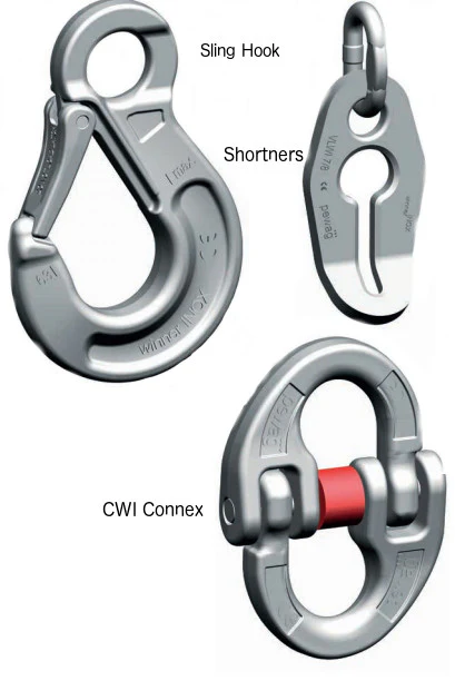 Pewag Grade 6 4 Leg 7mm Stainless Steel Chain Sling 2.10 Tonne - Image 2