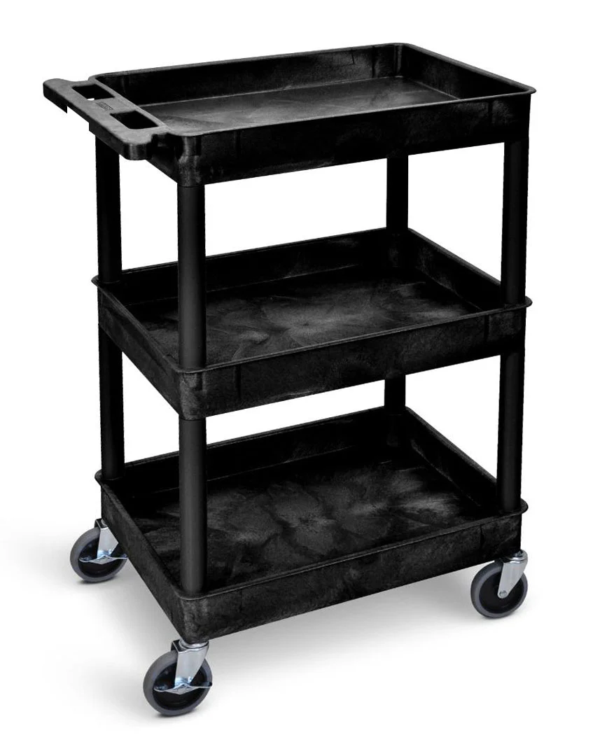 Proplaz Superstrength Plastic Multi-Purpose Trolleys - Storage Trays - Image 3