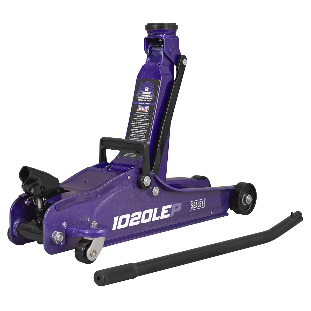 Sealey Low Profile Short Chassis Trolley Jack 2 Tonne - Image 5