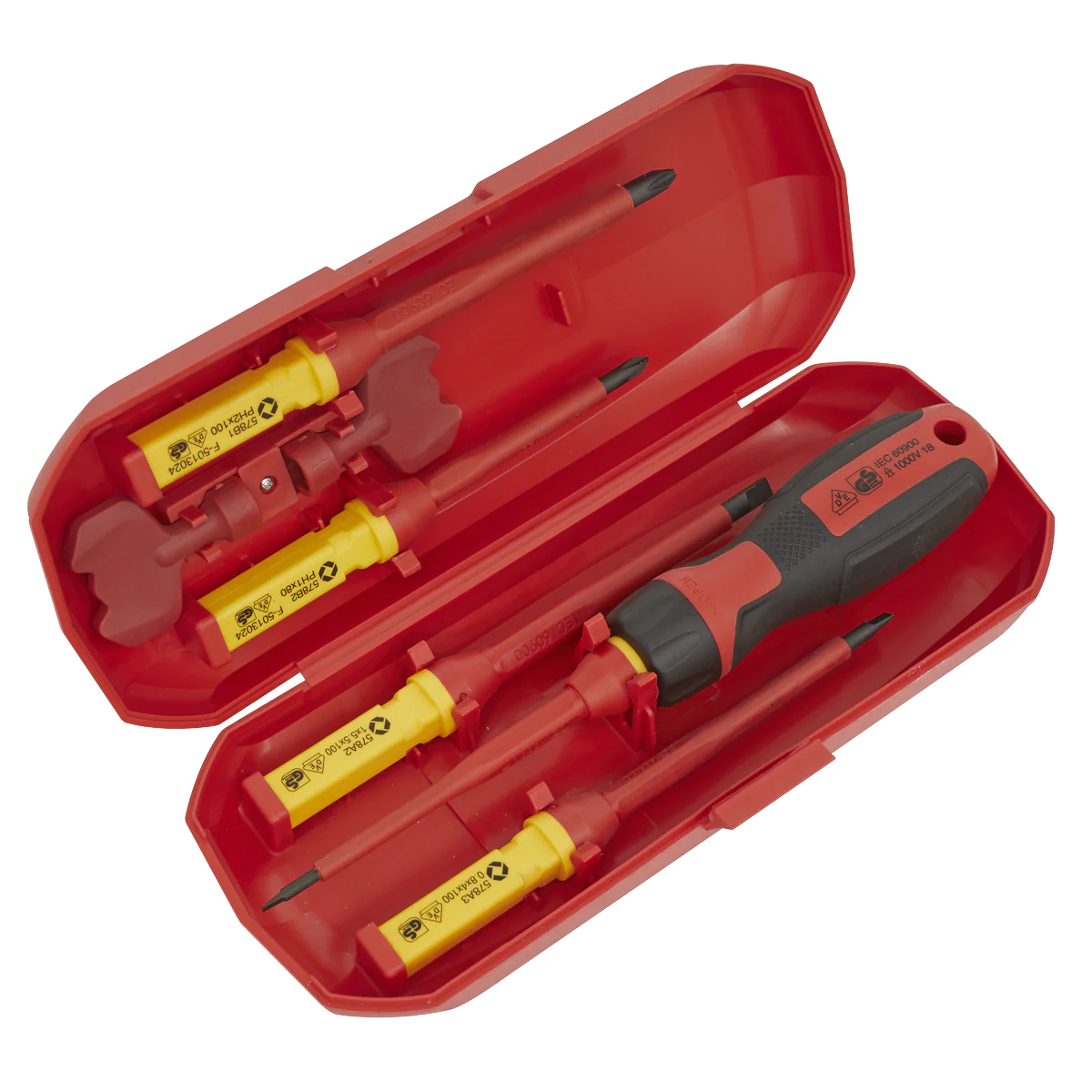 Sealey Premier Interchangeable Screwdriver Set  - VDE Approved - Image 2