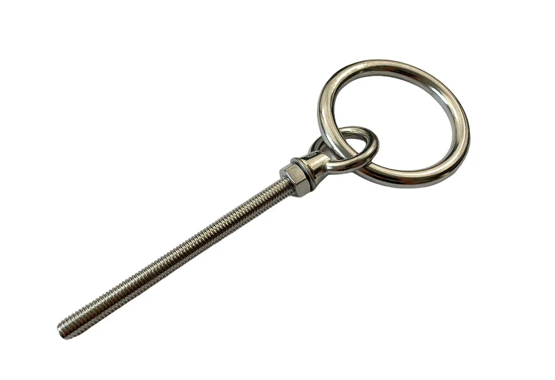 Stainless Steel Long Shank Ring Bolt - Image 3