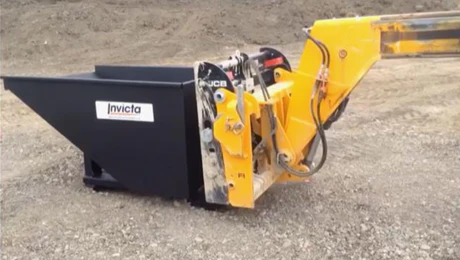 Telehandler Auto-Locking Tipping Skip - Image 3