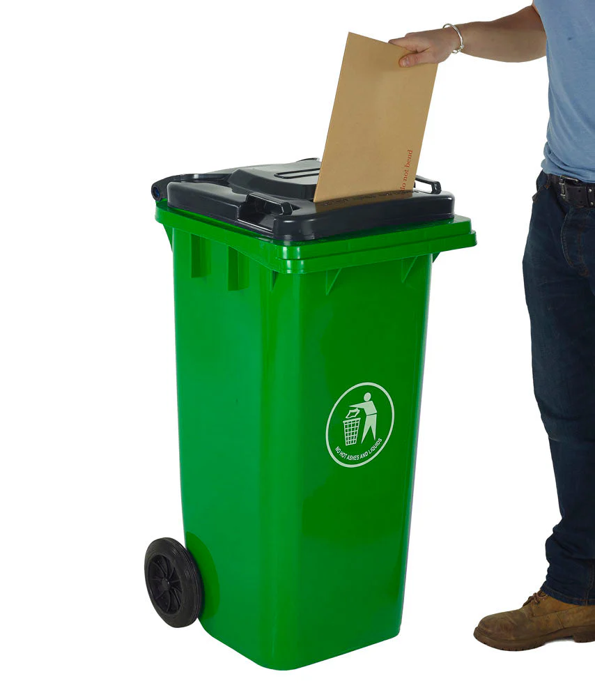 Wheeled Bins with Letter Slot Lid - Image 2